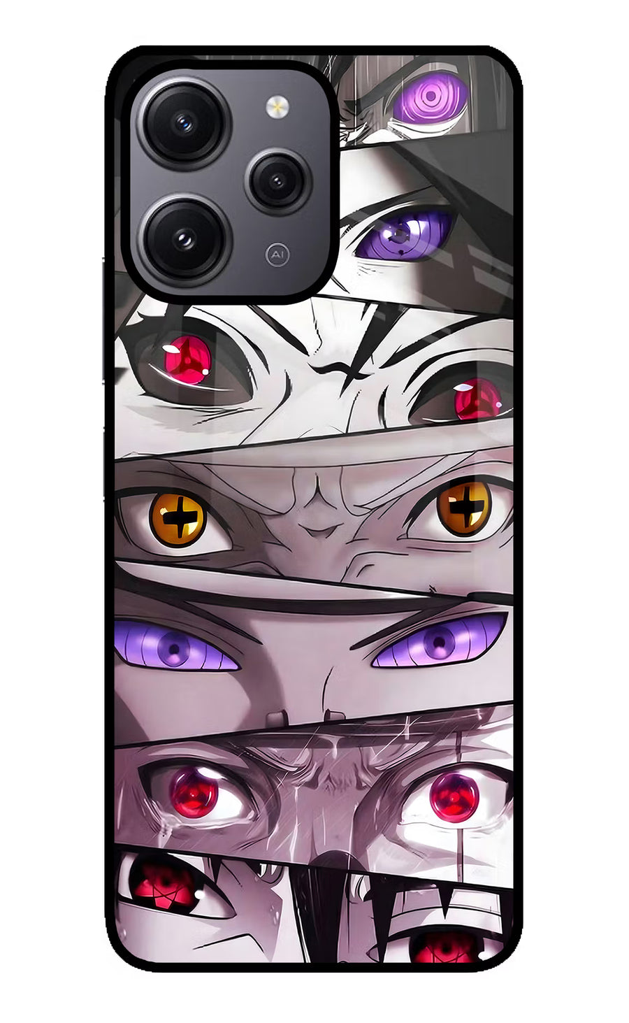 Naruto Anime Redmi 12 4G Back Cover, Glass case