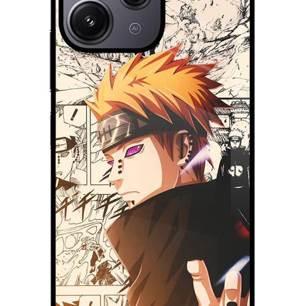 Pain Anime Redmi 12 4G Glass Case Back Cover by Casekaro