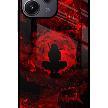 Itachi Uchiha Redmi 12 4G Glass Case