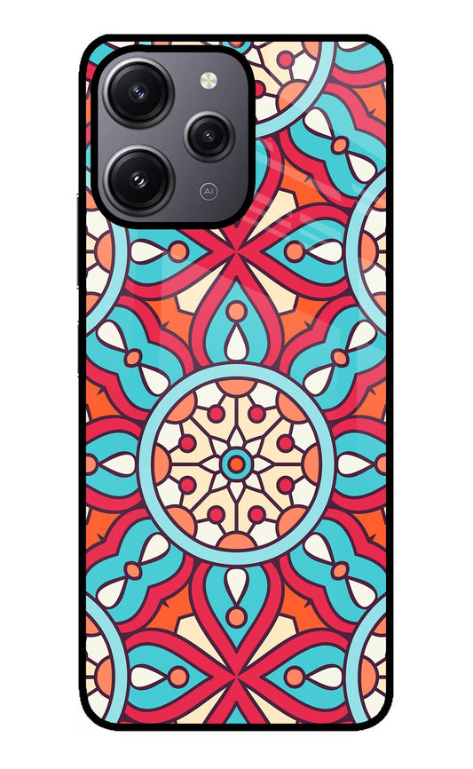 Mandala Geometric Redmi 12 4G Glass Case