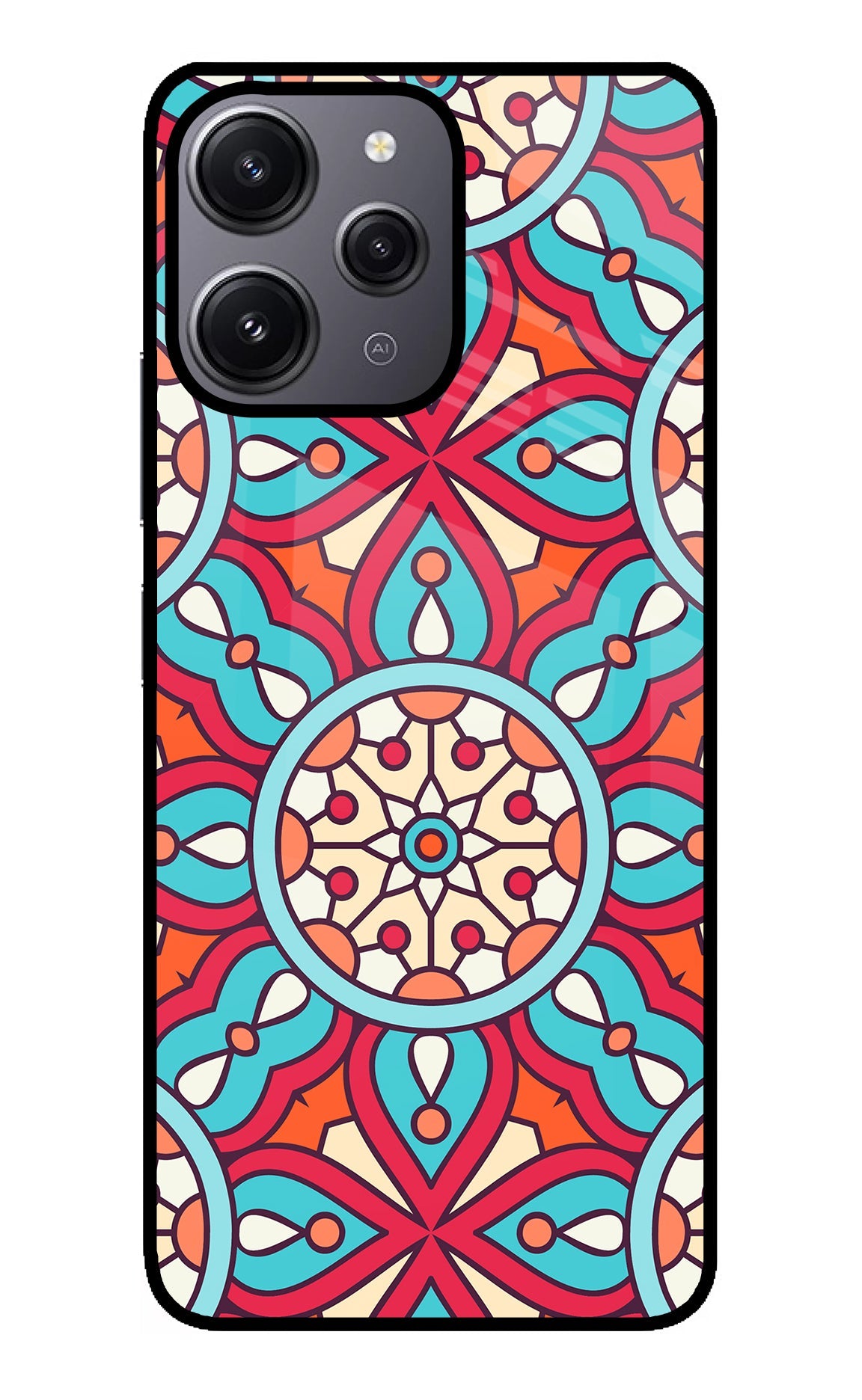 Mandala Geometric Redmi 12 4G Back Cover