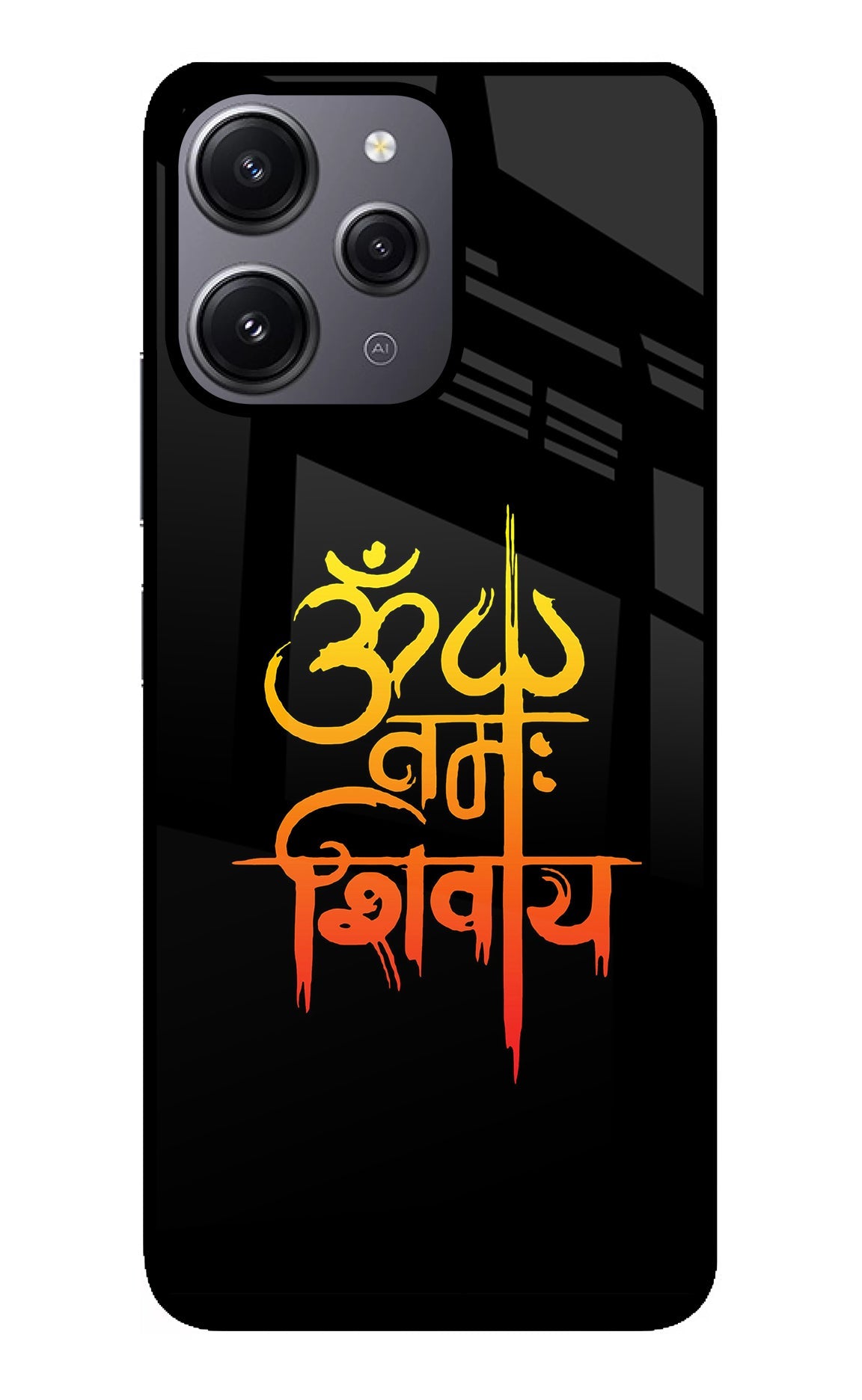 Om Namah Shivay Redmi 12 4G Glass Case