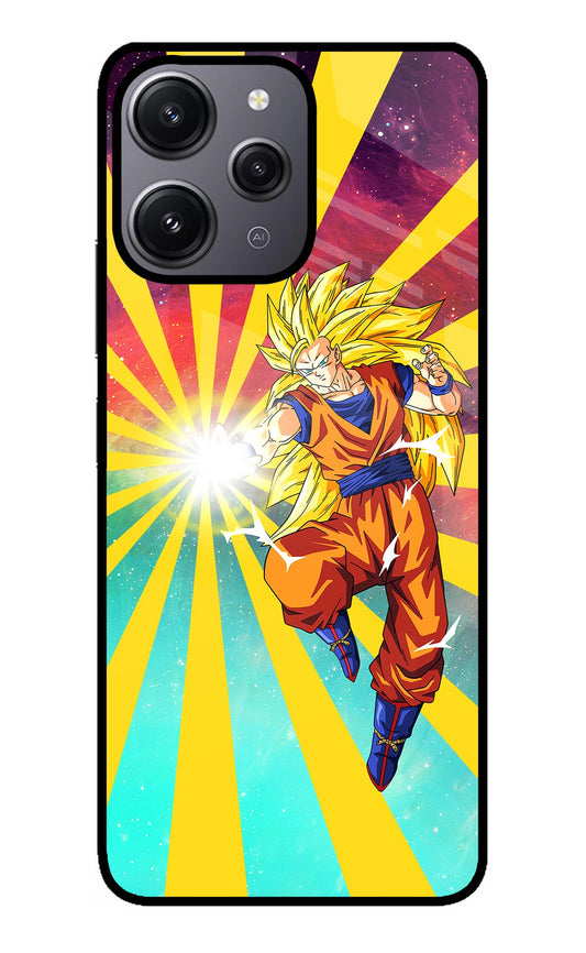 Goku Super Saiyan Redmi 12 4G Glass Case