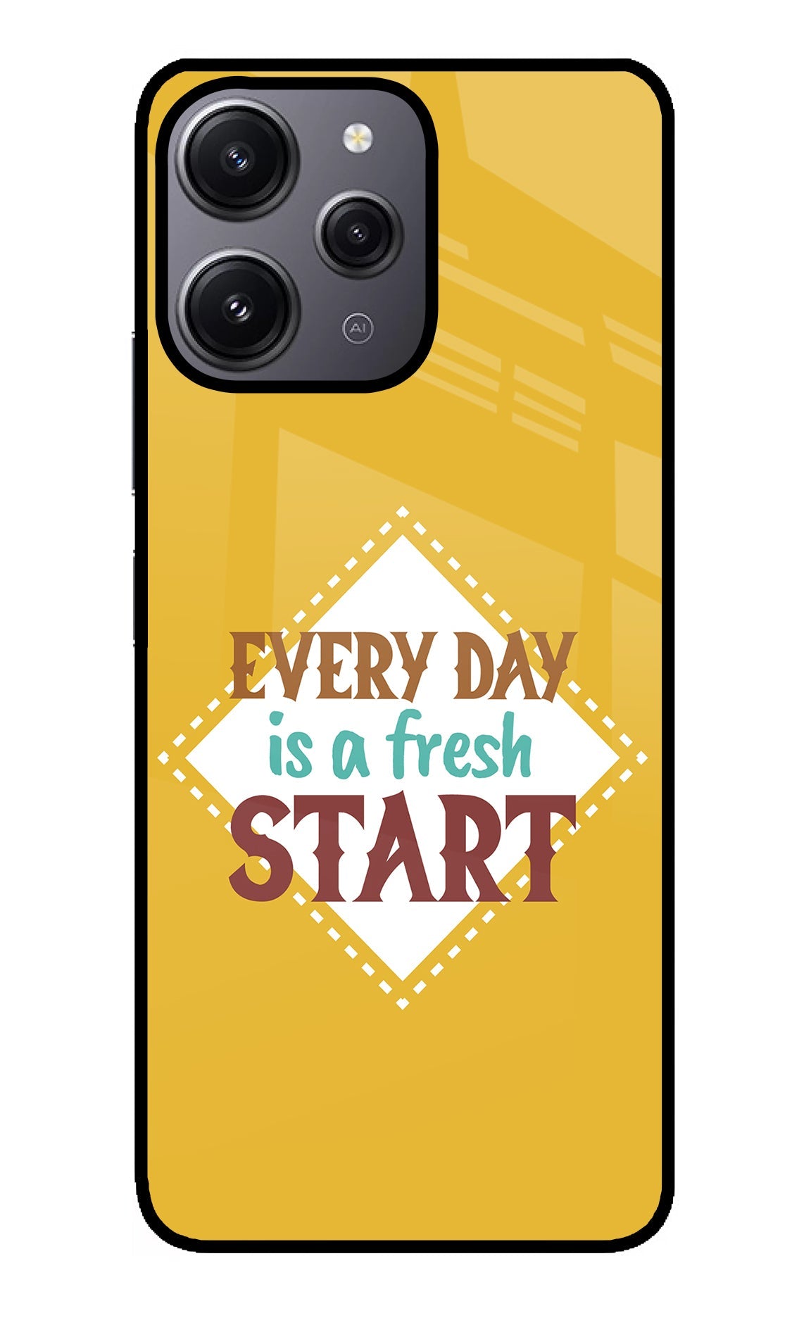 Every day is a Fresh Start Redmi 12 4G Back Cover