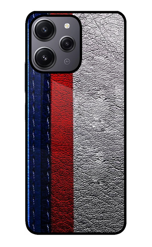 BMW Stripes Redmi 12 4G Glass Case