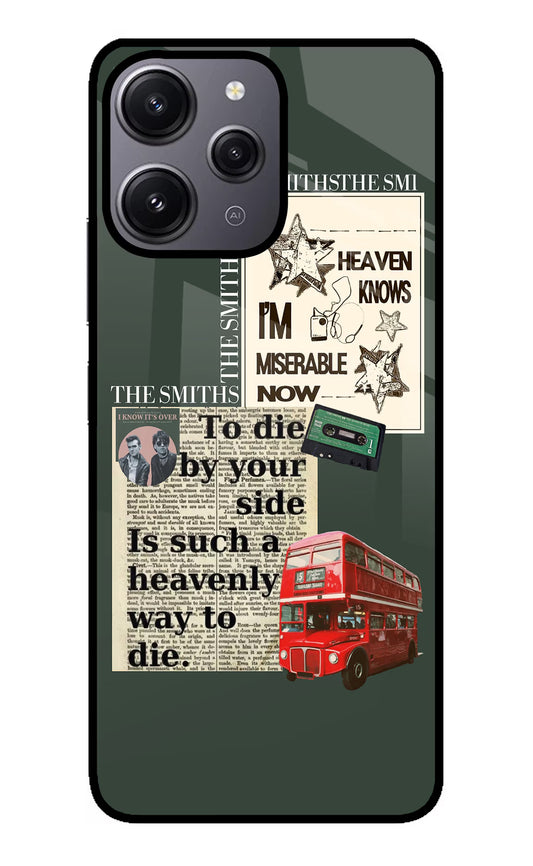 The Smiths Redmi 12 4G Glass Case