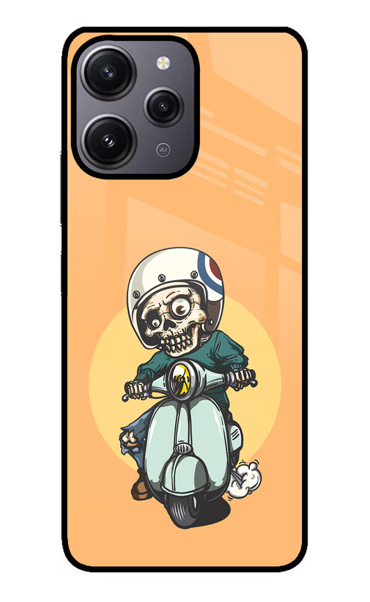 Undead Biker Redmi 12 4G Glass Case