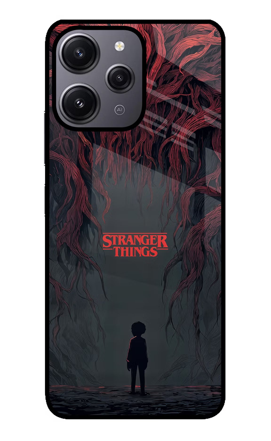 Ordinary Things Dark Side Redmi 12 4G Glass Case Back Cover by Casekaro