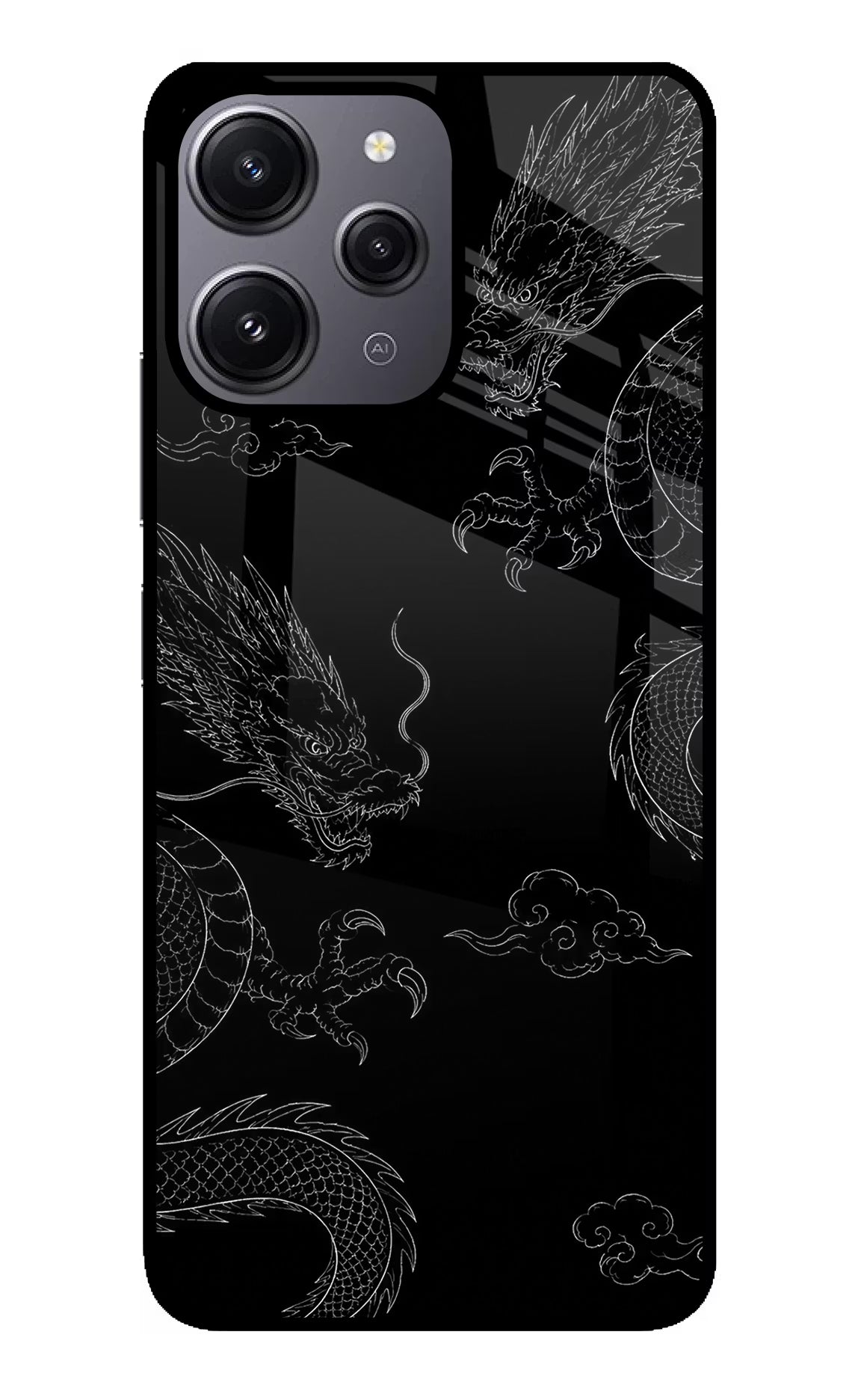 Twin Dragons Redmi 12 4G Glass Case