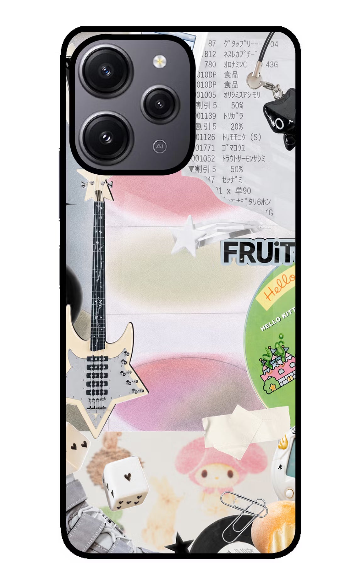 Softcore case Redmi 12 4G Glass Case Back Cover by Casekaro