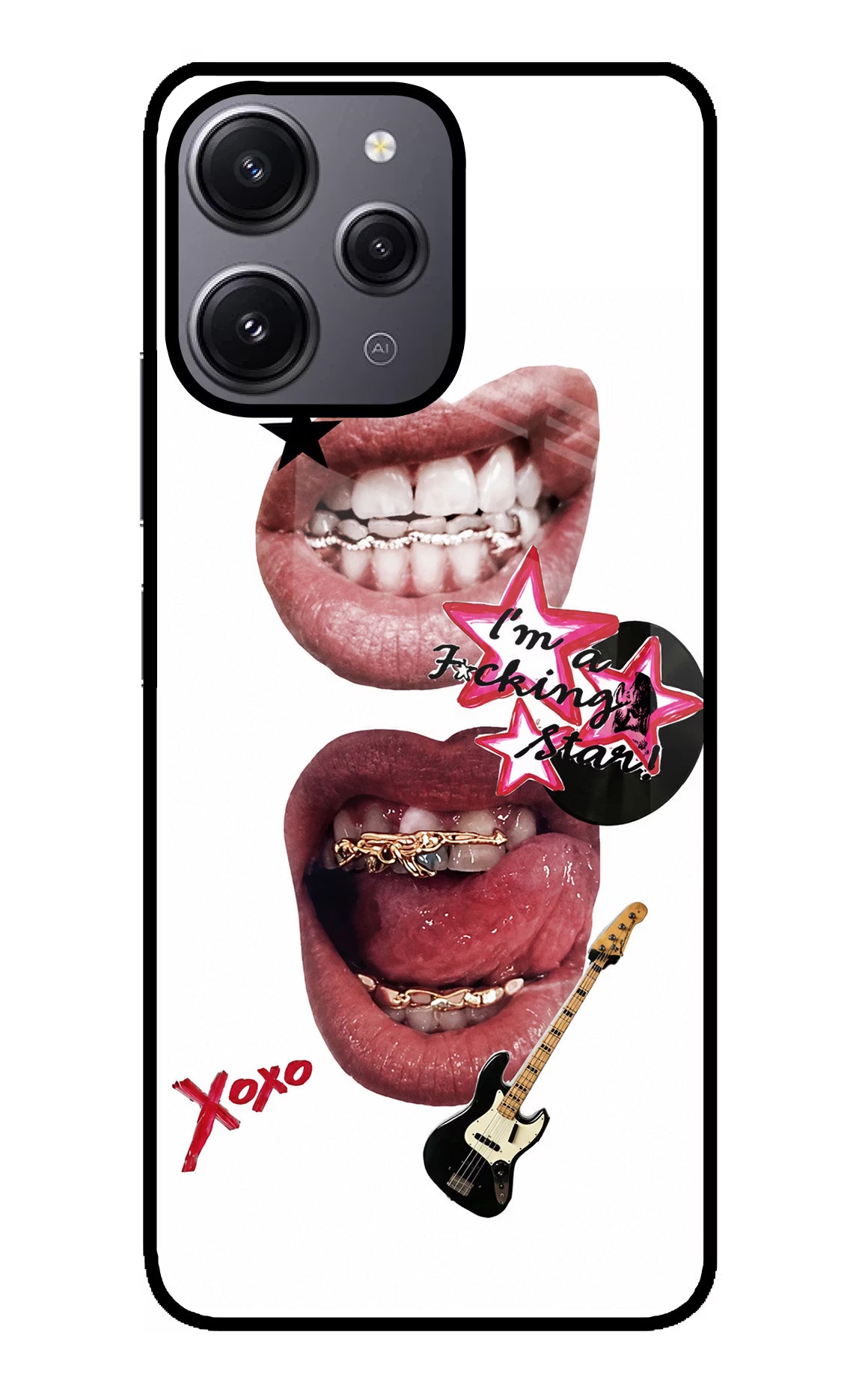 Rockstar Redmi 12 4G Glass Case