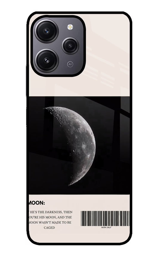Moon Phase Redmi 12 4G Glass Case