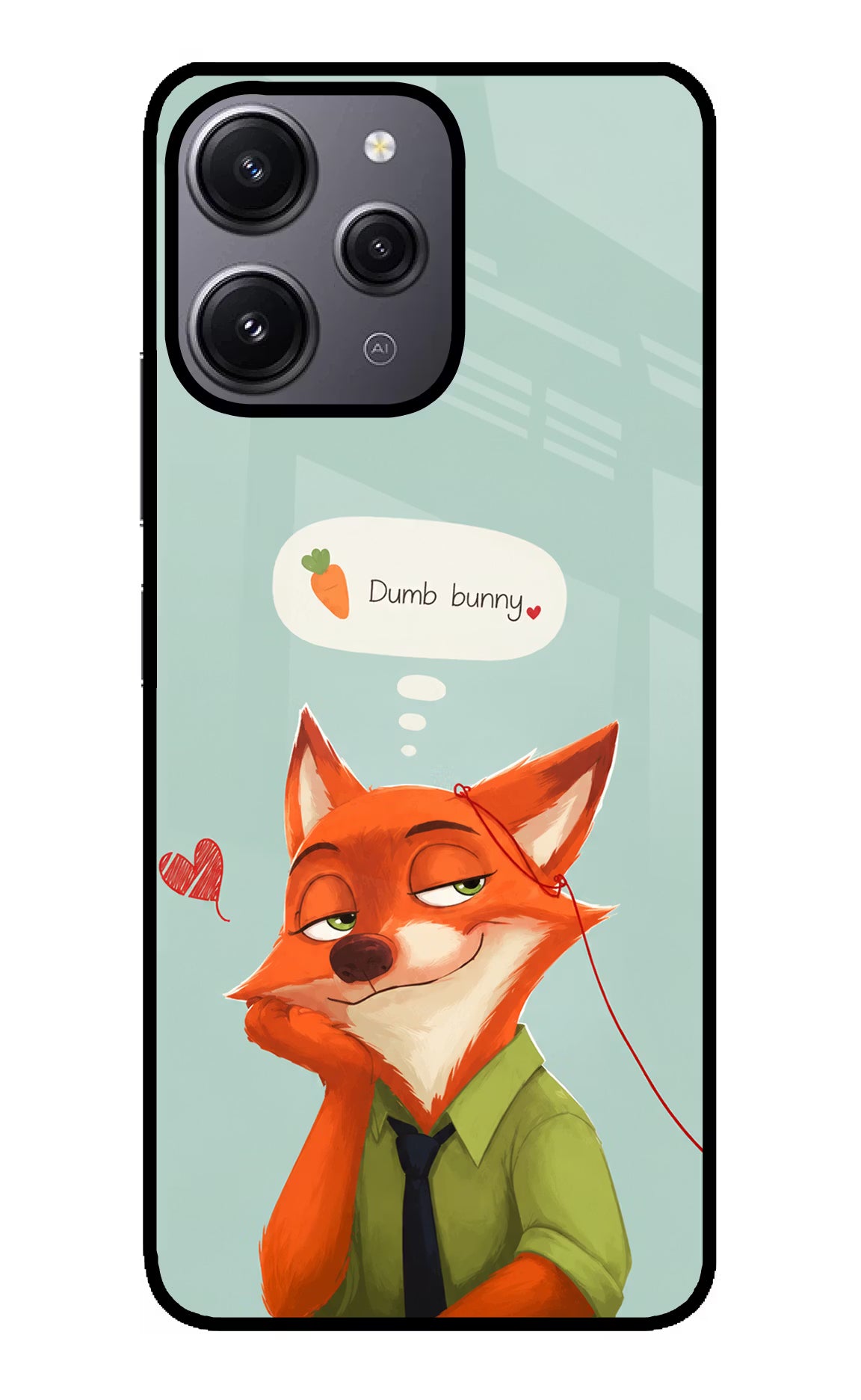 Nick Charm Redmi 12 4G Glass Case