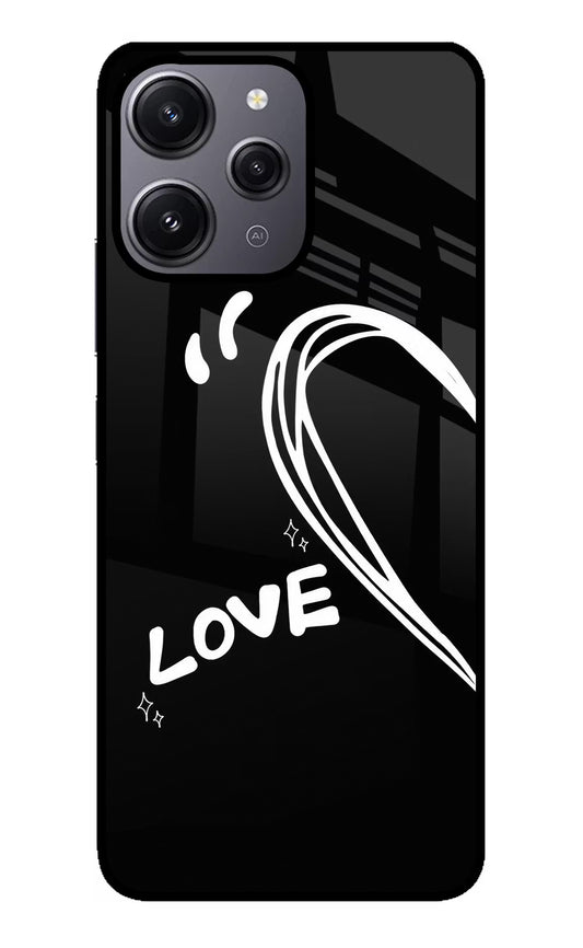 Love Line Redmi 12 4G Glass Case