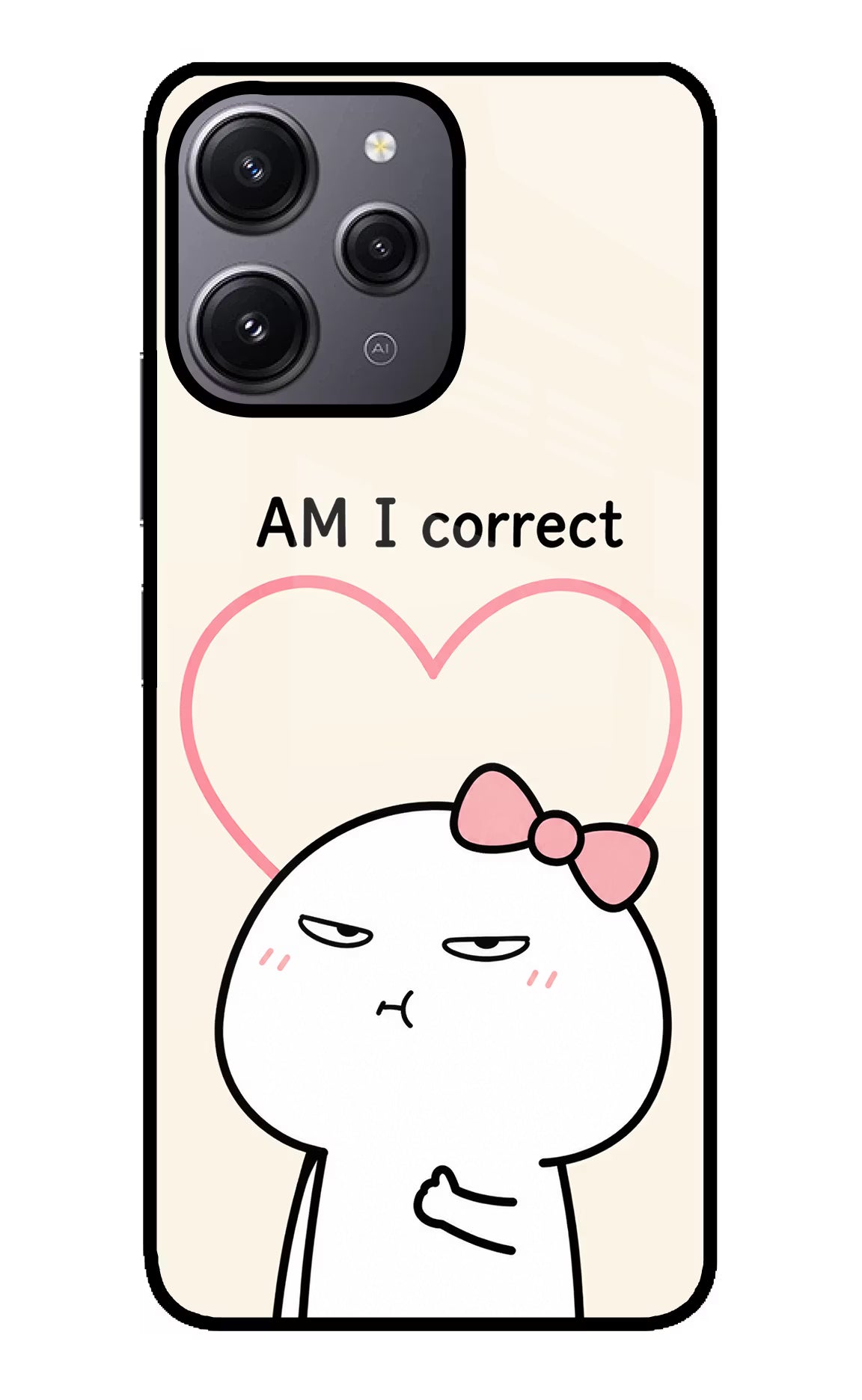 Always Right Redmi 12 4G Glass Case