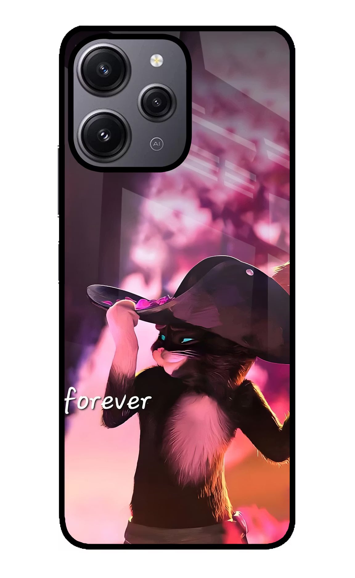 Forever Cat Redmi 12 4G Glass Case
