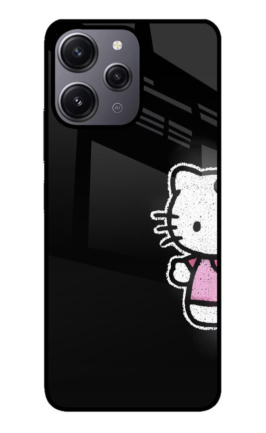 Kitty Charm Redmi 12 4G Glass Case