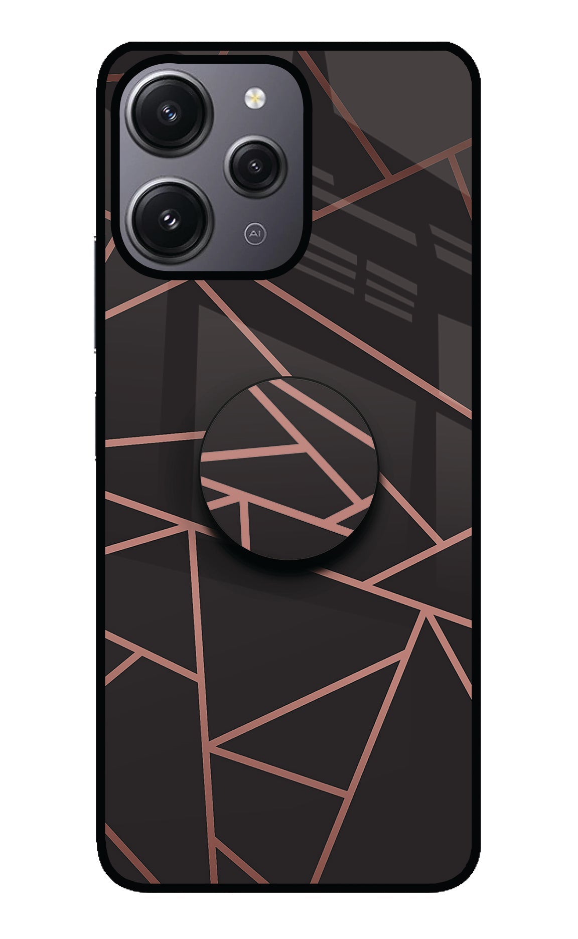 Geometric Pattern Redmi 12 4G Pop Case