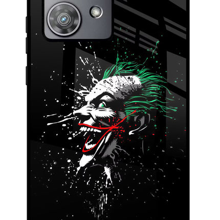 Joker Moto Edge 40 Neo Glass Case Back Cover by Casekaro