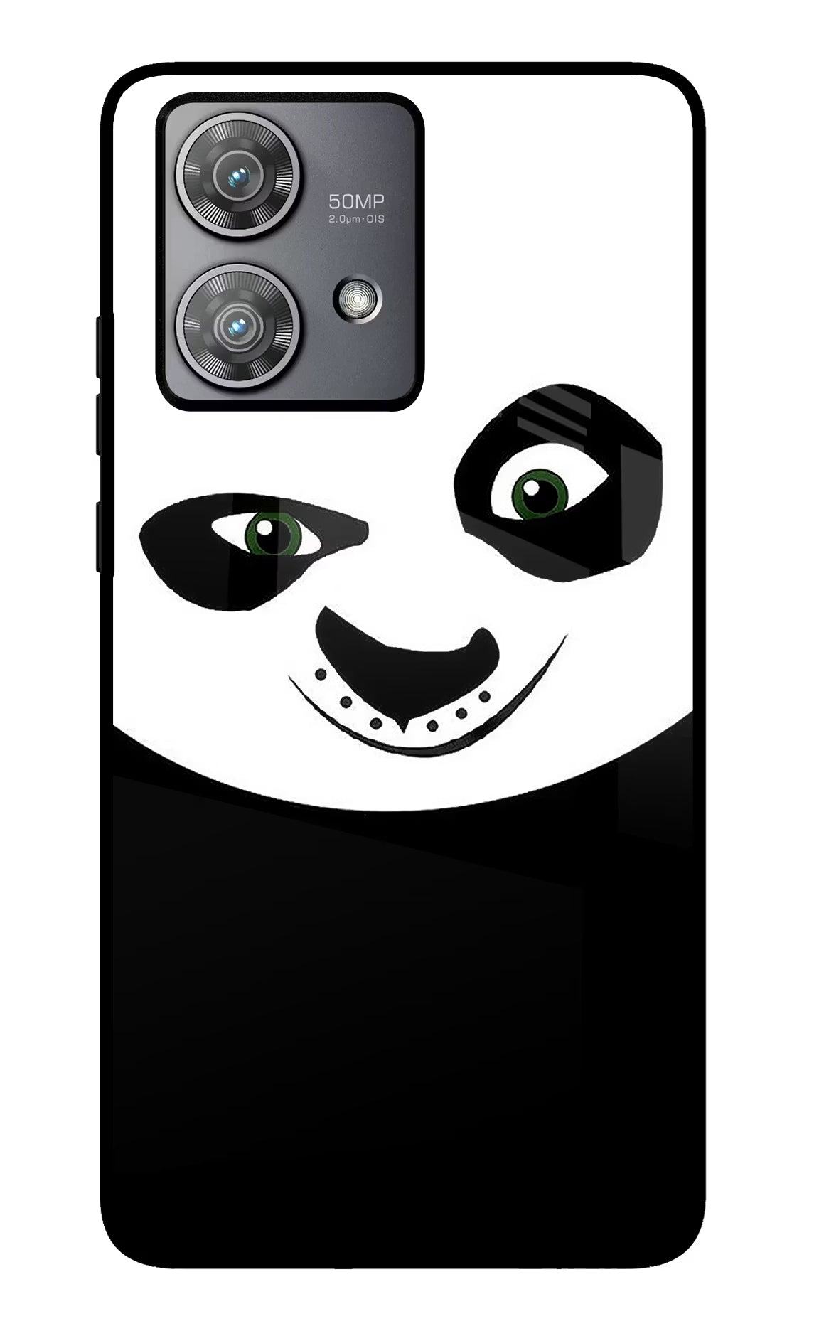Panda Moto Edge 40 Neo Glass Case Back Cover by Casekaro
