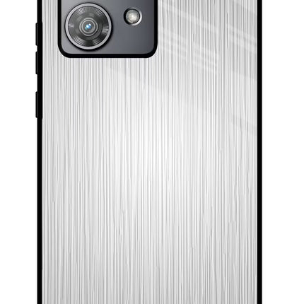 Wooden Grey Texture Moto Edge 40 Neo Glass Case Back Cover by Casekaro