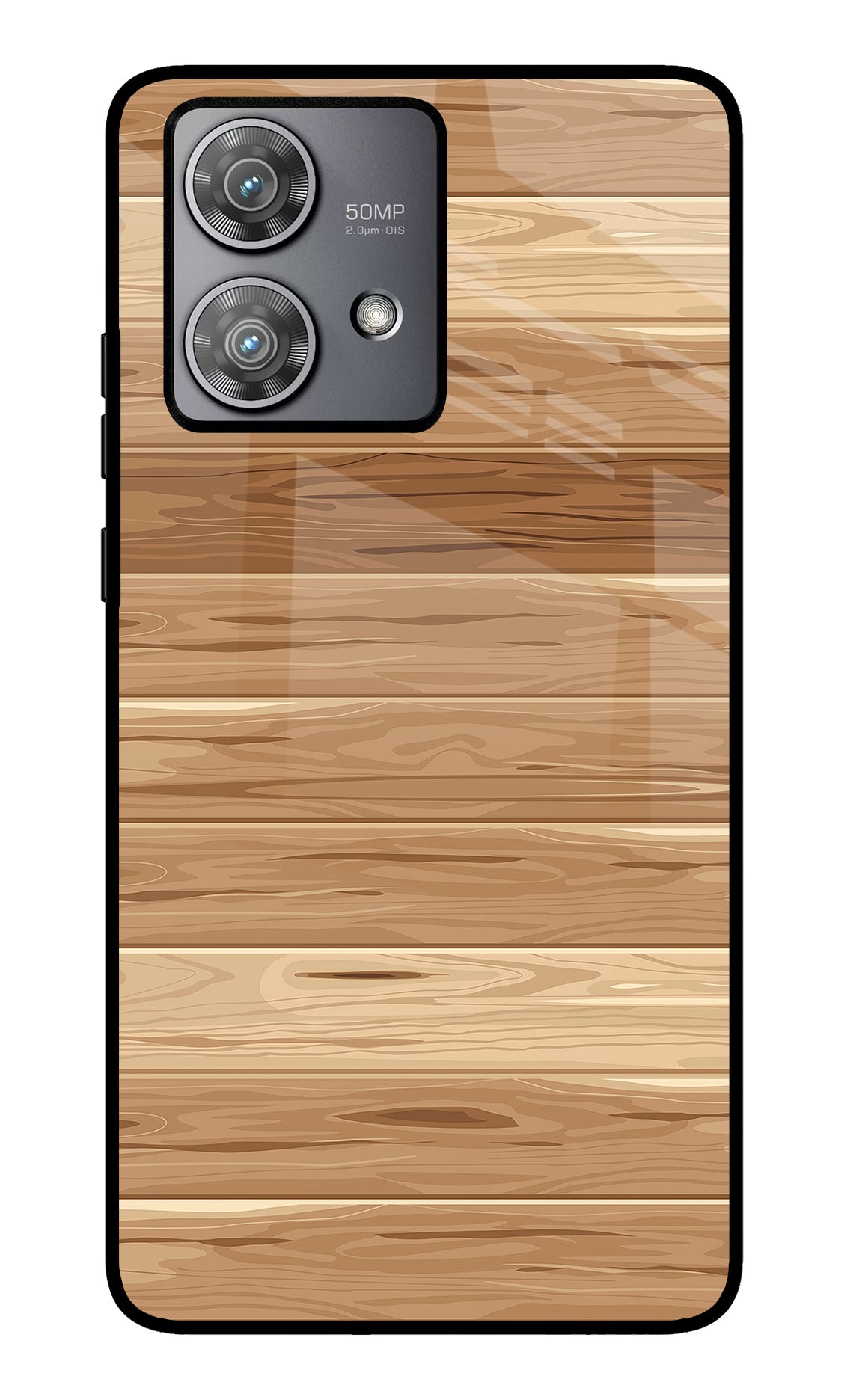 Wooden Vector Moto Edge 40 Neo Glass Case