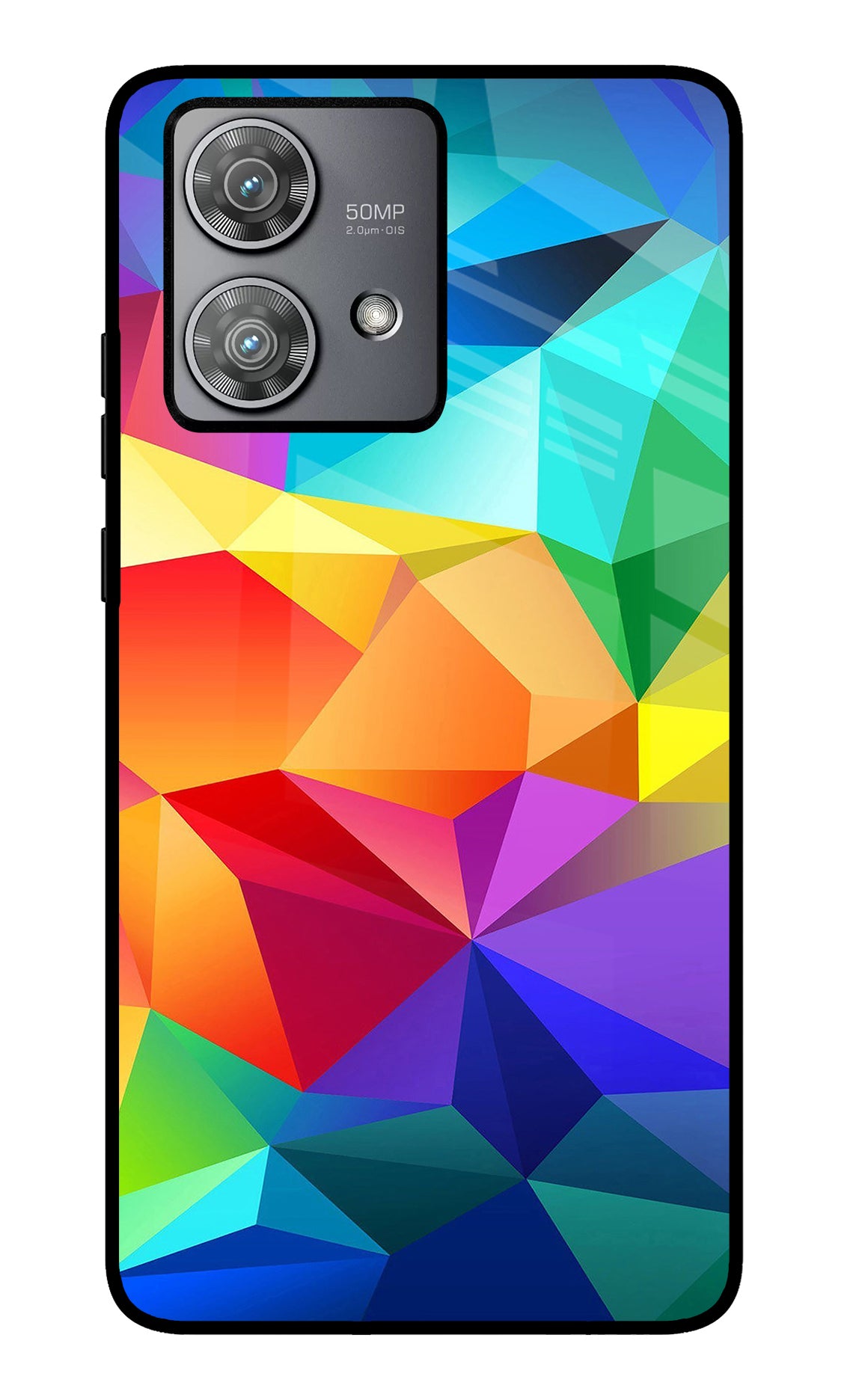 Abstract Pattern Moto Edge 40 Neo Glass Case