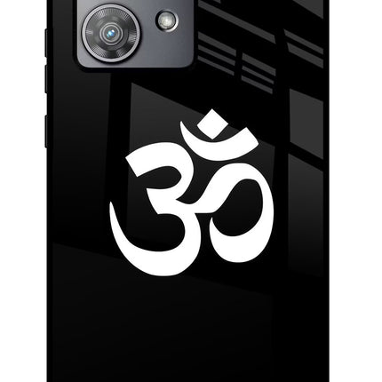 Om Moto Edge 40 Neo Glass Case Back Cover by Casekaro