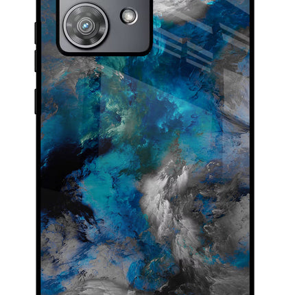 Artwork Moto Edge 40 Neo Glass Case Back Cover by Casekaro
