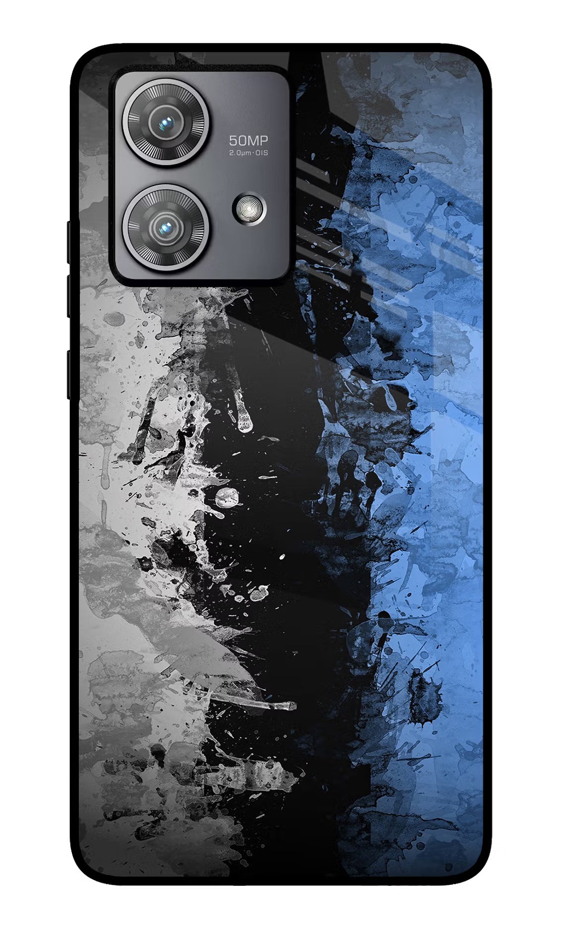 Artistic Design Moto Edge 40 Neo Glass Case Back Cover by Casekaro