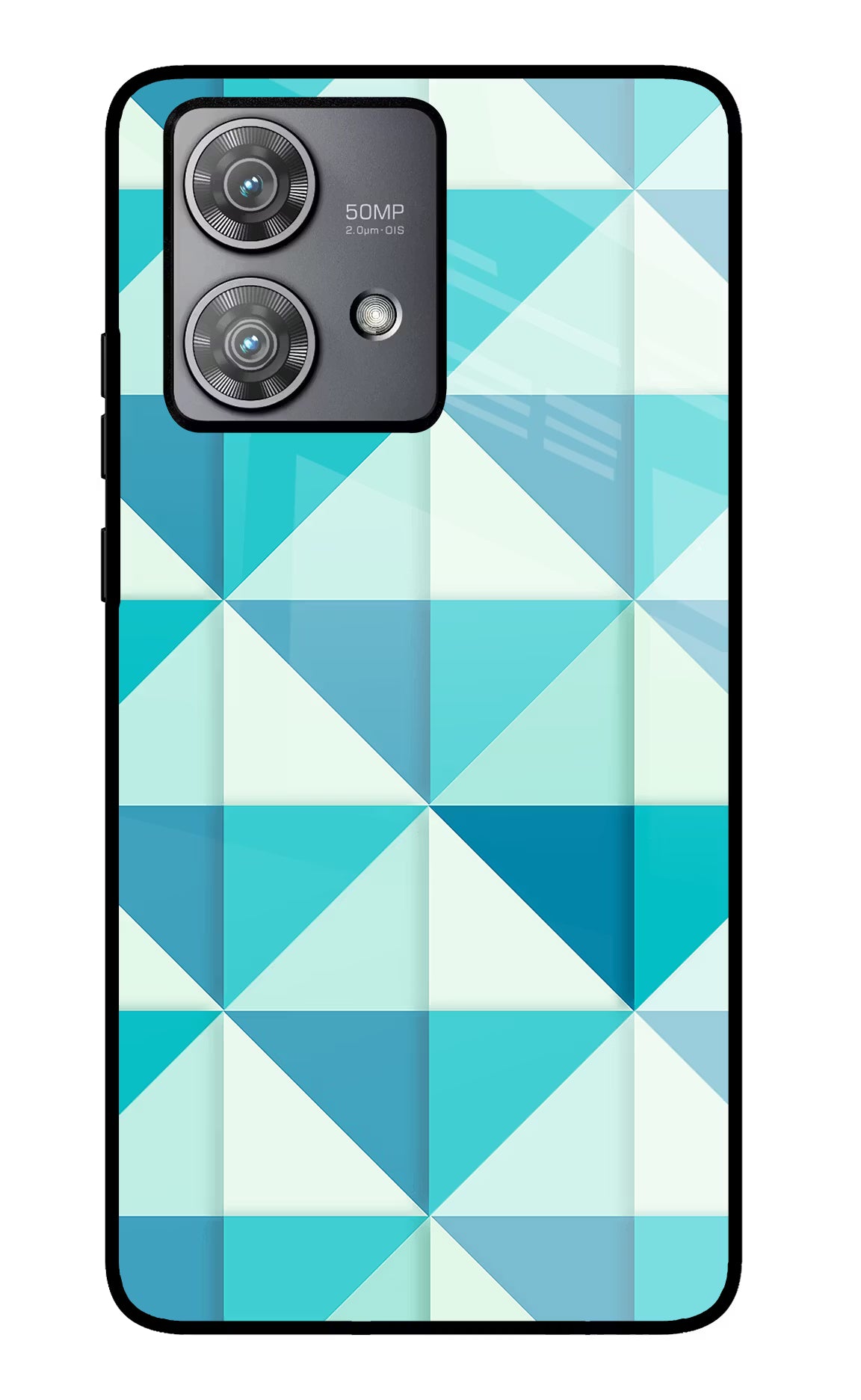 Abstract Moto Edge 40 Neo Glass Case Back Cover by Casekaro