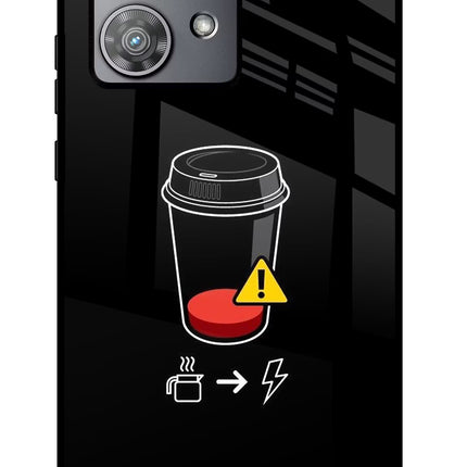 Coffee Moto Edge 40 Neo Glass Case Back Cover by Casekaro