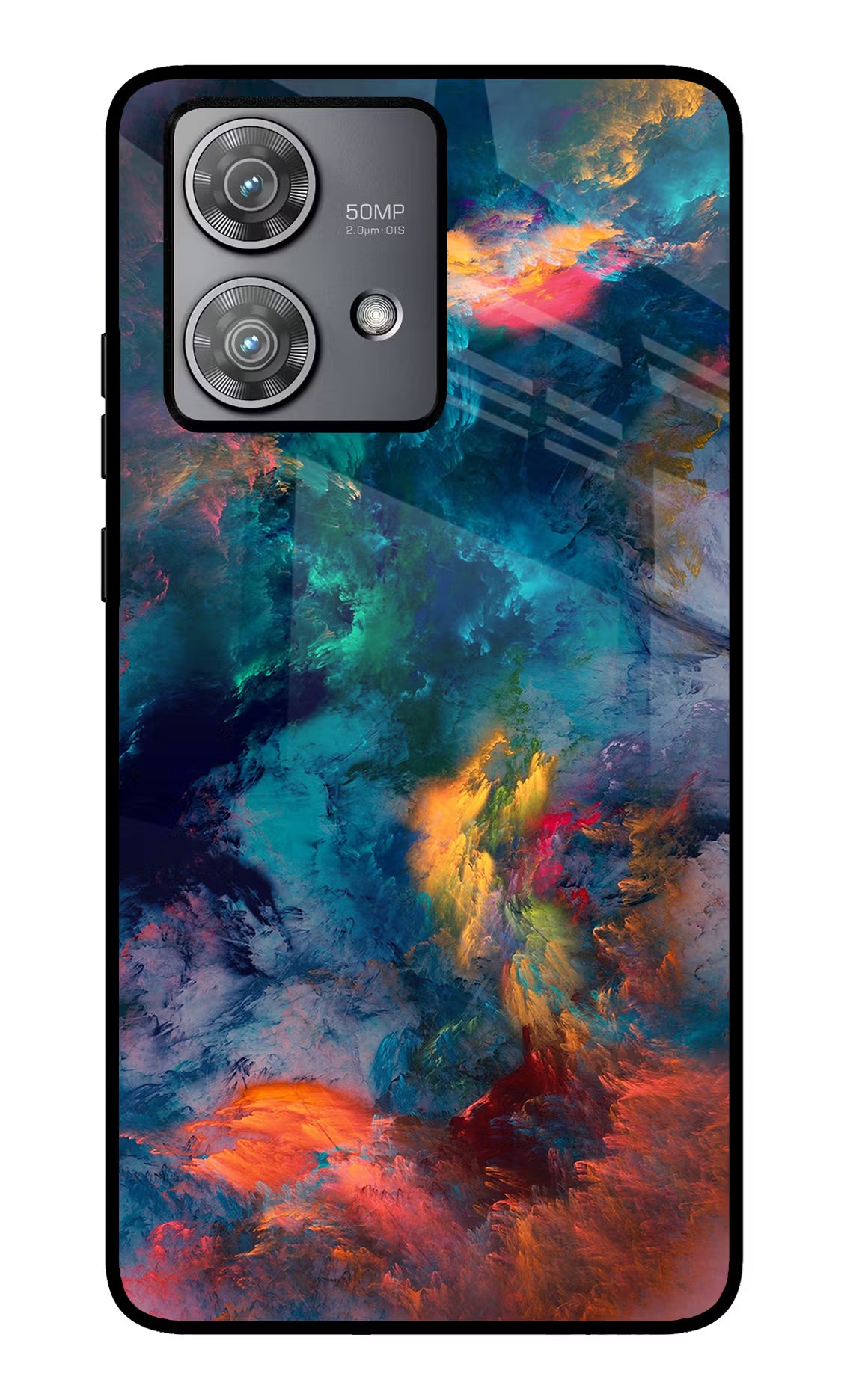 Artwork Paint Moto Edge 40 Neo Glass Case Back Cover by Casekaro