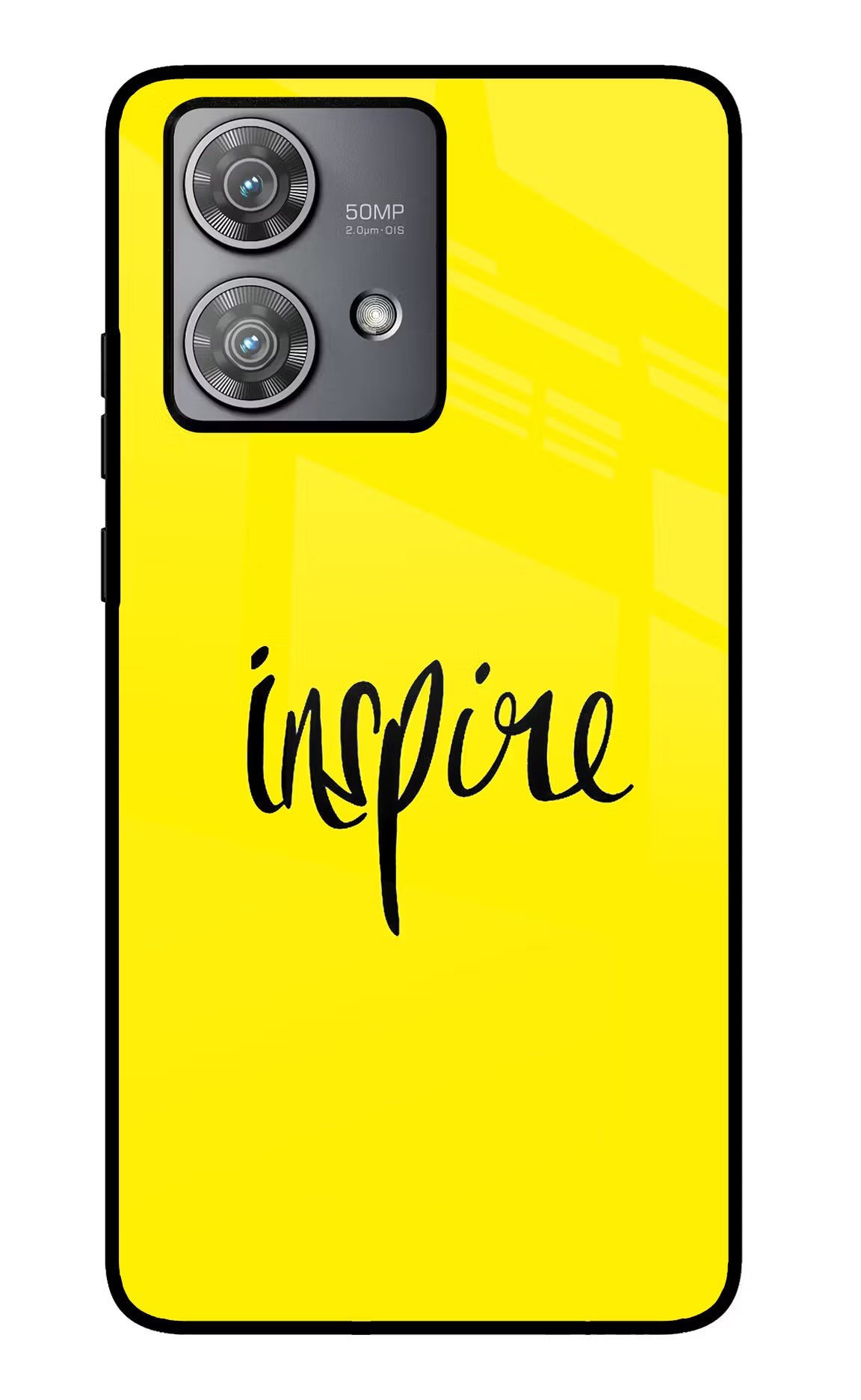 Inspire Moto Edge 40 Neo Glass Case Back Cover by Casekaro