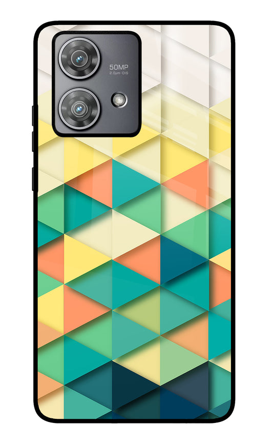 Abstract Moto Edge 40 Neo Glass Case