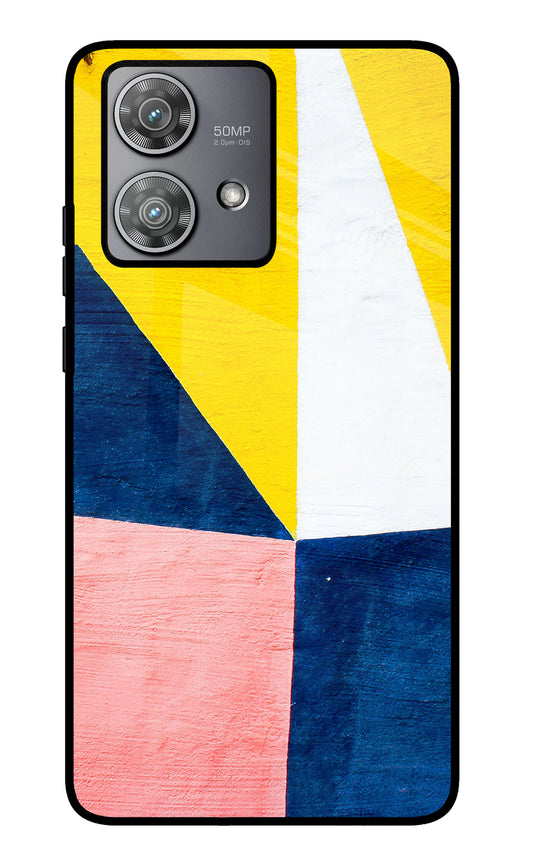 Colourful Art Moto Edge 40 Neo Glass Case