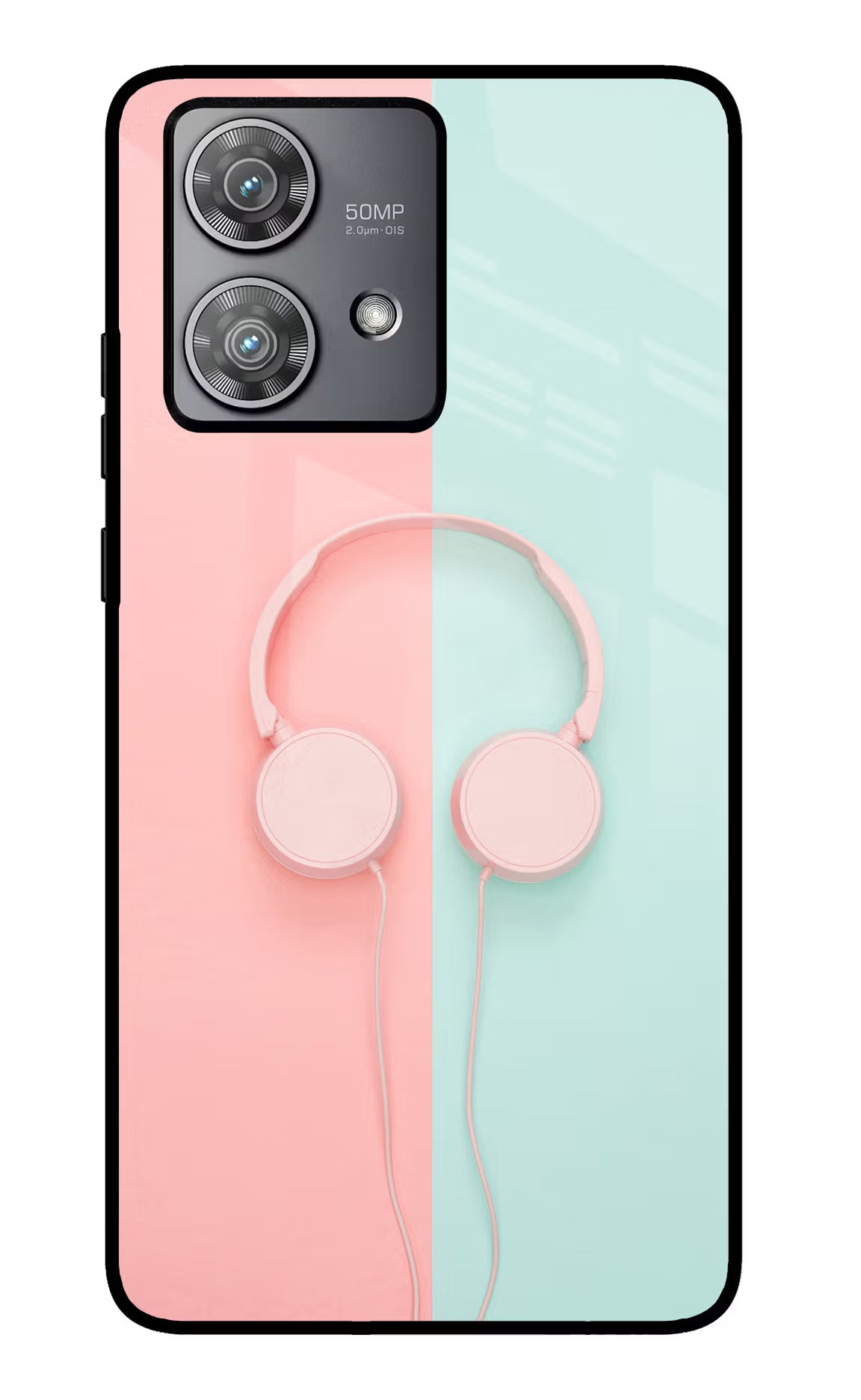 Music Lover Moto Edge 40 Neo Glass Case Back Cover by Casekaro