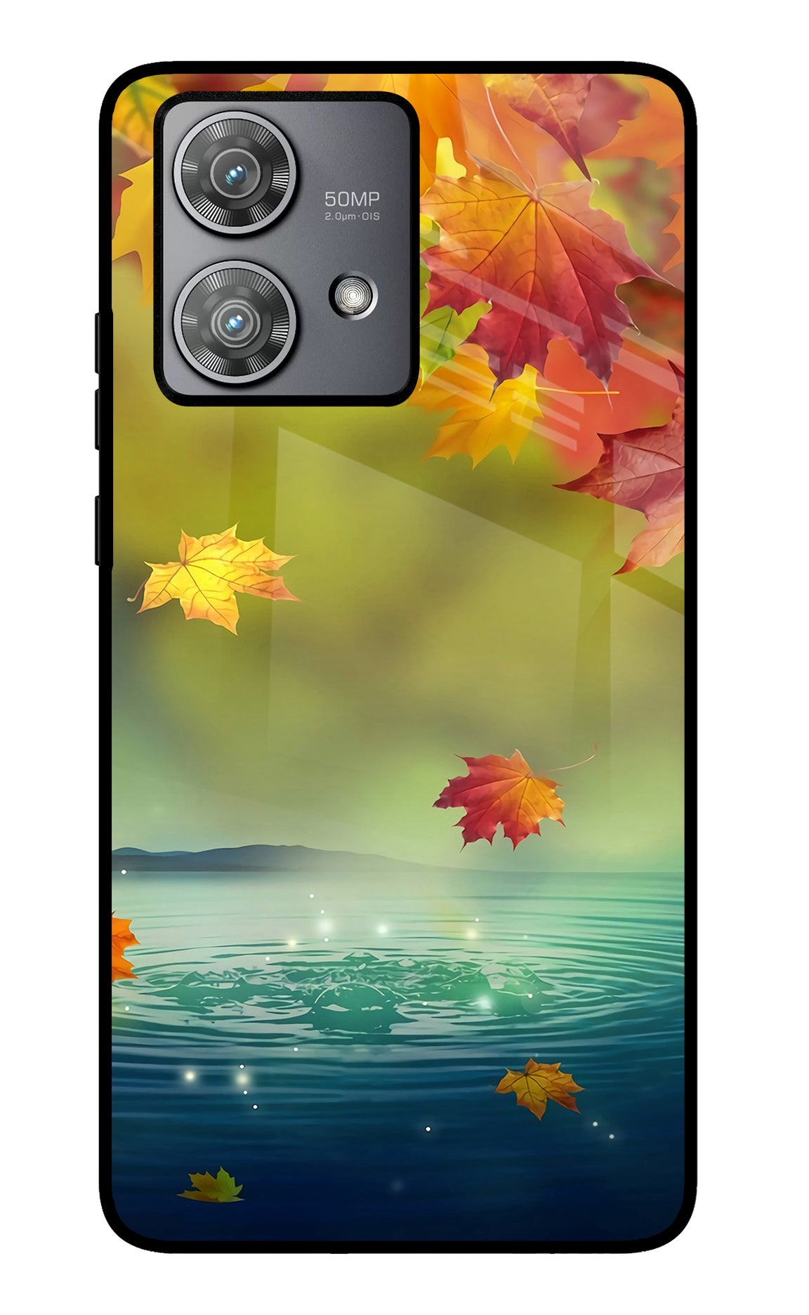 Flowers Moto Edge 40 Neo Glass Case