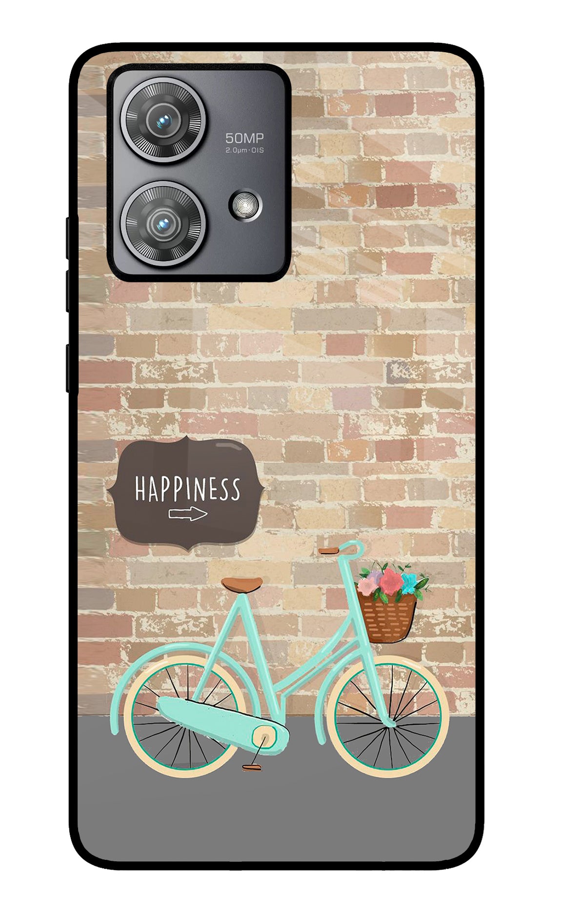 Happiness Artwork Moto Edge 40 Neo Back Cover