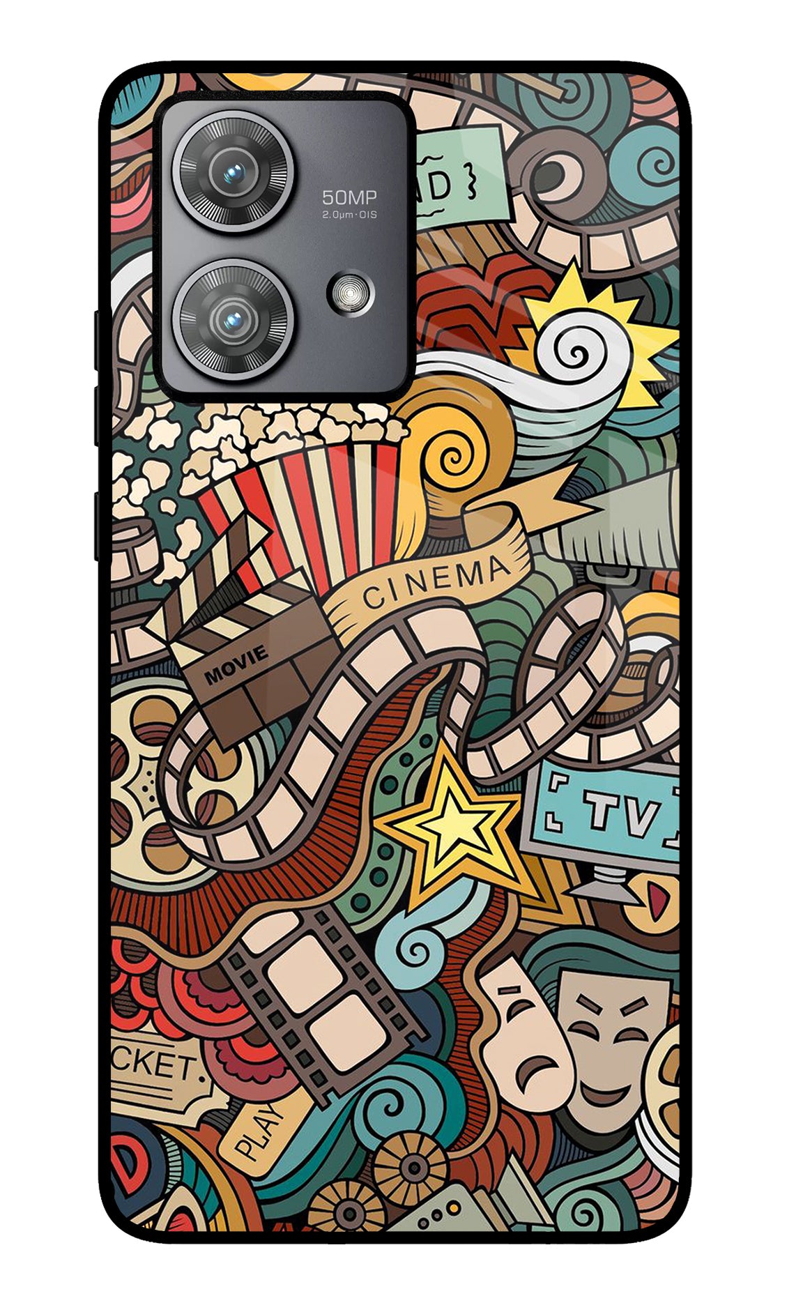 Cinema Abstract Moto Edge 40 Neo Back Cover