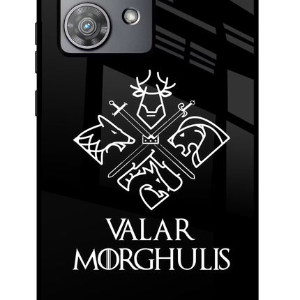 Valar Morghulis | Game Of Thrones Moto Edge 40 Neo Glass Case Back Cover by Casekaro
