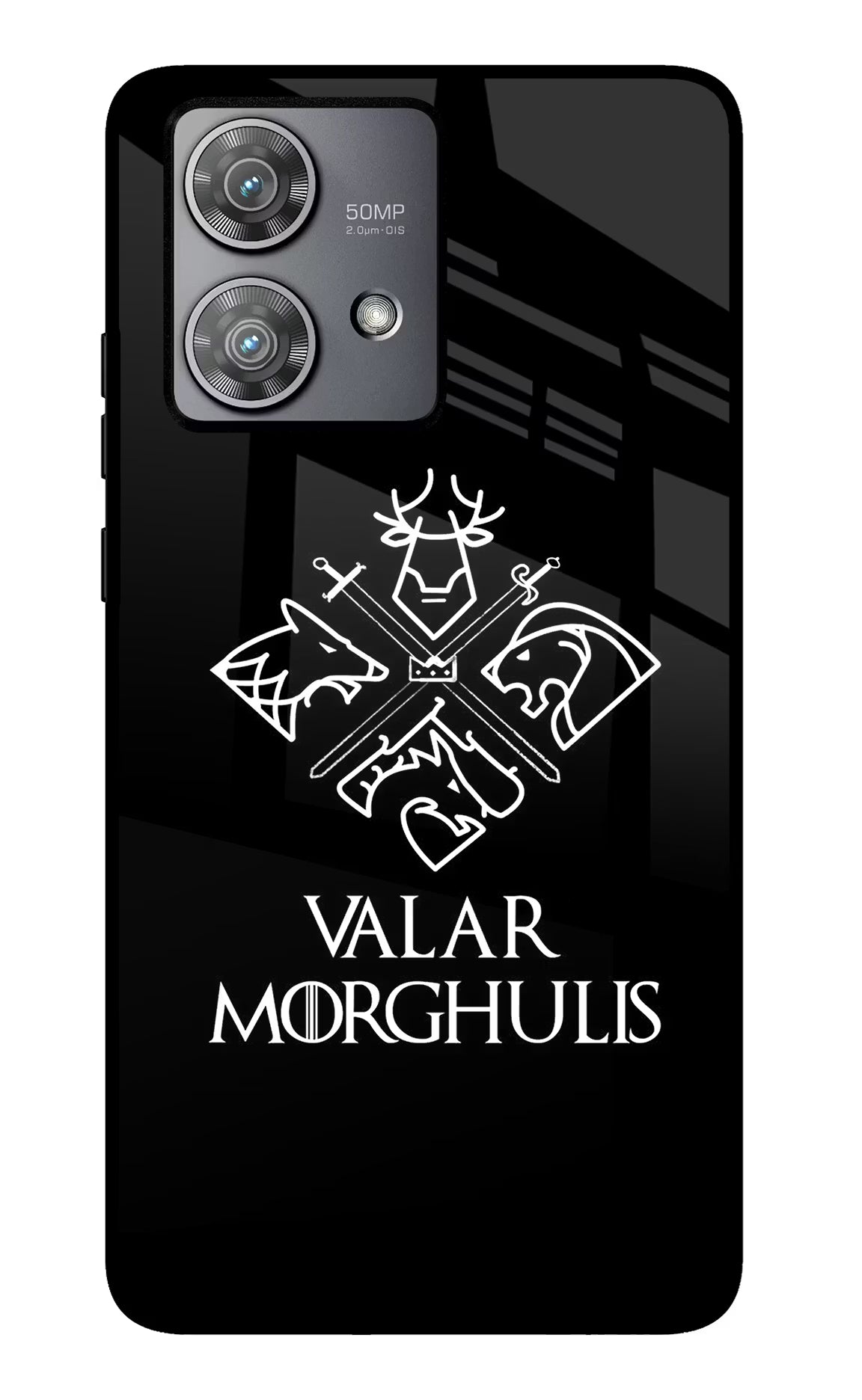 Valar Morghulis | Game Of Thrones Moto Edge 40 Neo Glass Case Back Cover by Casekaro