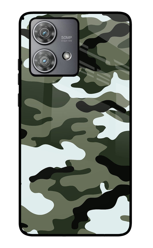 Camouflage Moto Edge 40 Neo Glass Case