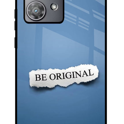 Be Original Moto Edge 40 Neo Glass Case Back Cover by Casekaro