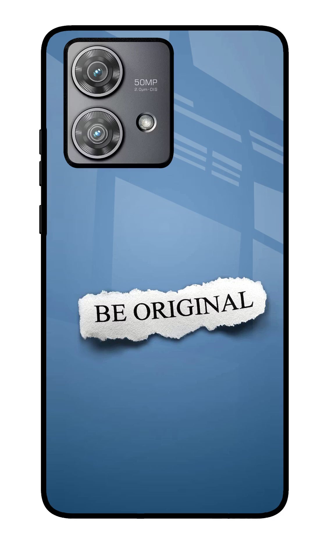 Be Original Moto Edge 40 Neo Glass Case Back Cover by Casekaro