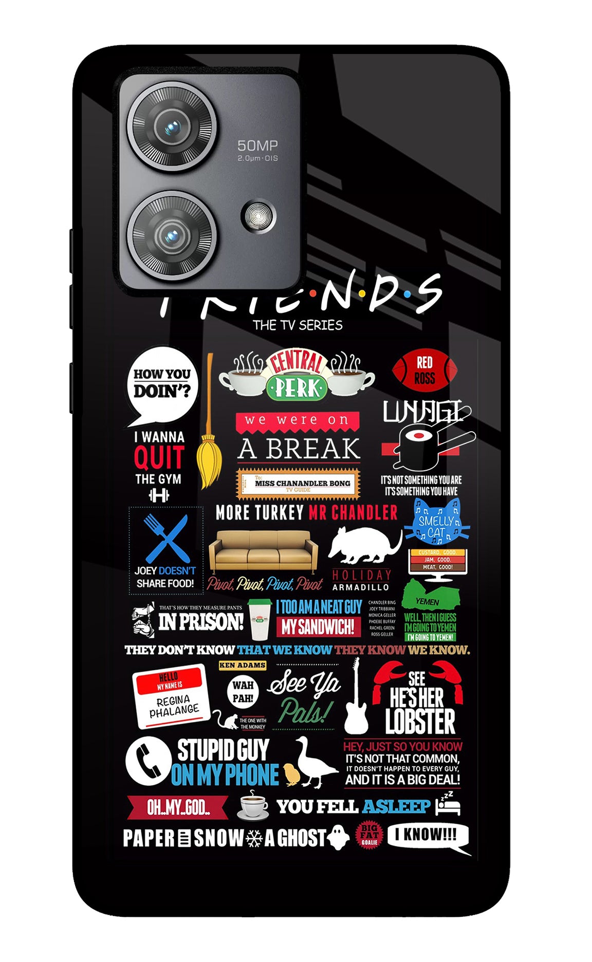 FRIENDS Moto Edge 40 Neo Back Cover