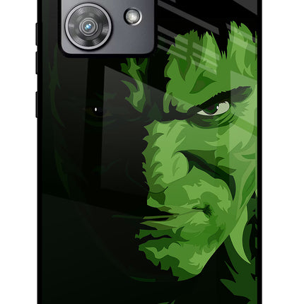 HULK Moto Edge 40 Neo Glass Case Back Cover by Casekaro