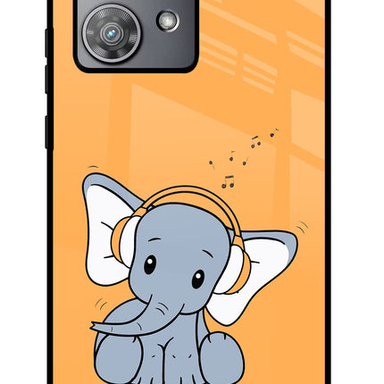 High On Music Moto Edge 40 Neo Glass Case Back Cover by Casekaro
