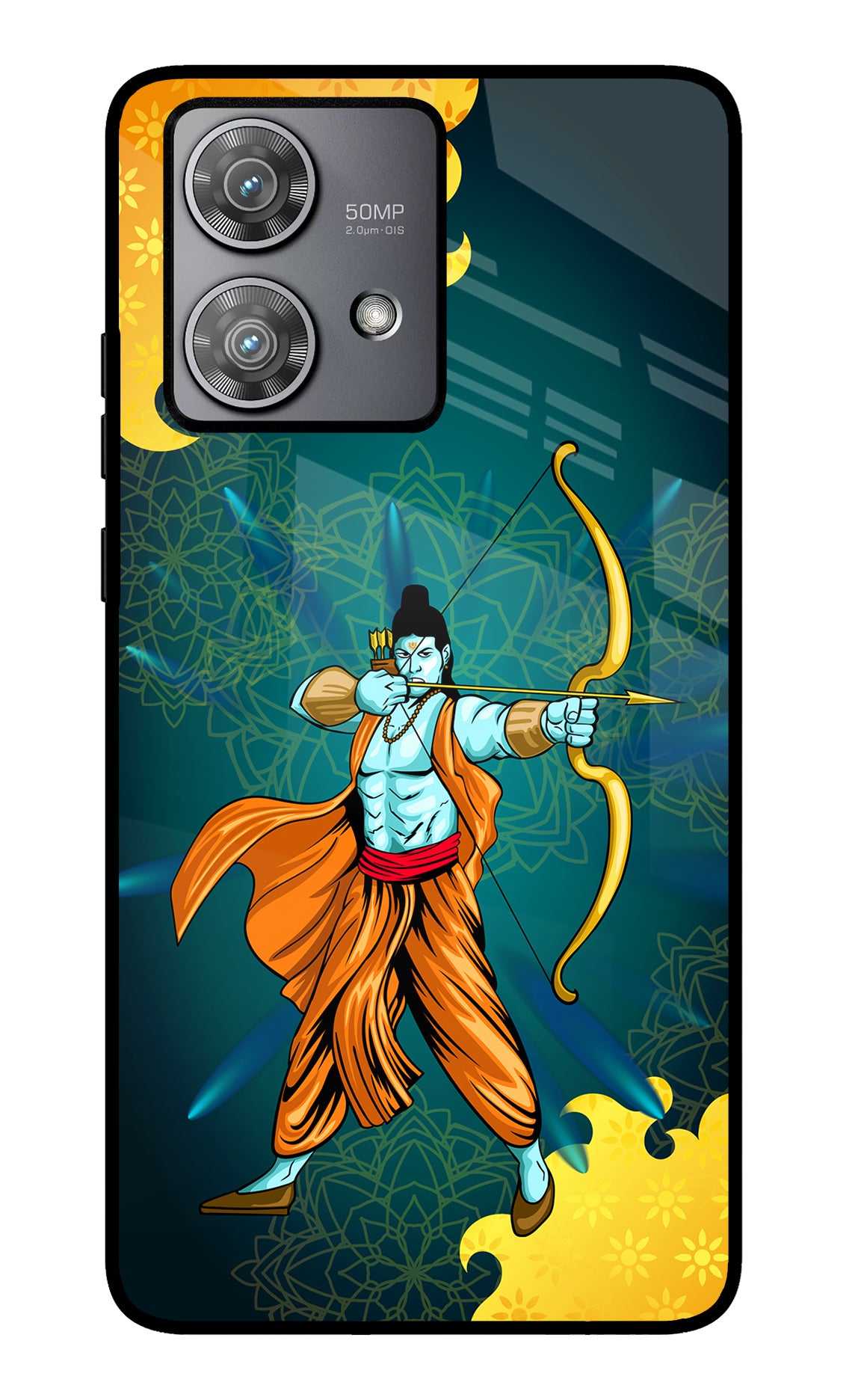 Lord Ram - 6 Moto Edge 40 Neo Glass Case