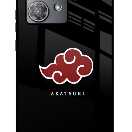 Akatsuki Moto Edge 40 Neo Glass Case Back Cover by Casekaro